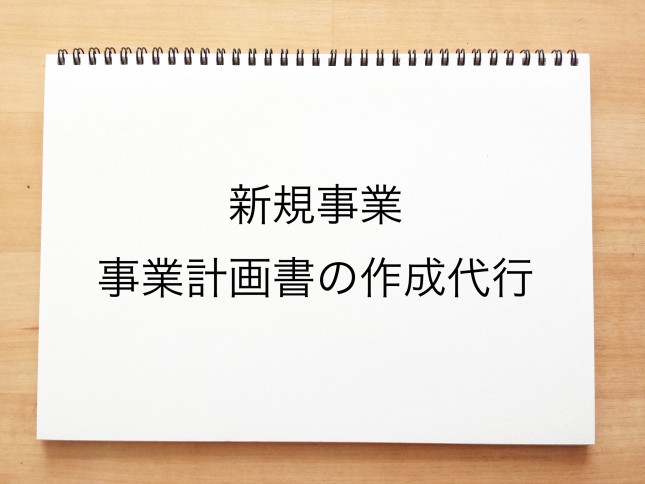 新規事業の事業計画書の作成代行